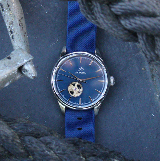 PRIMA - Blue Dial &amp; Nylon Strap