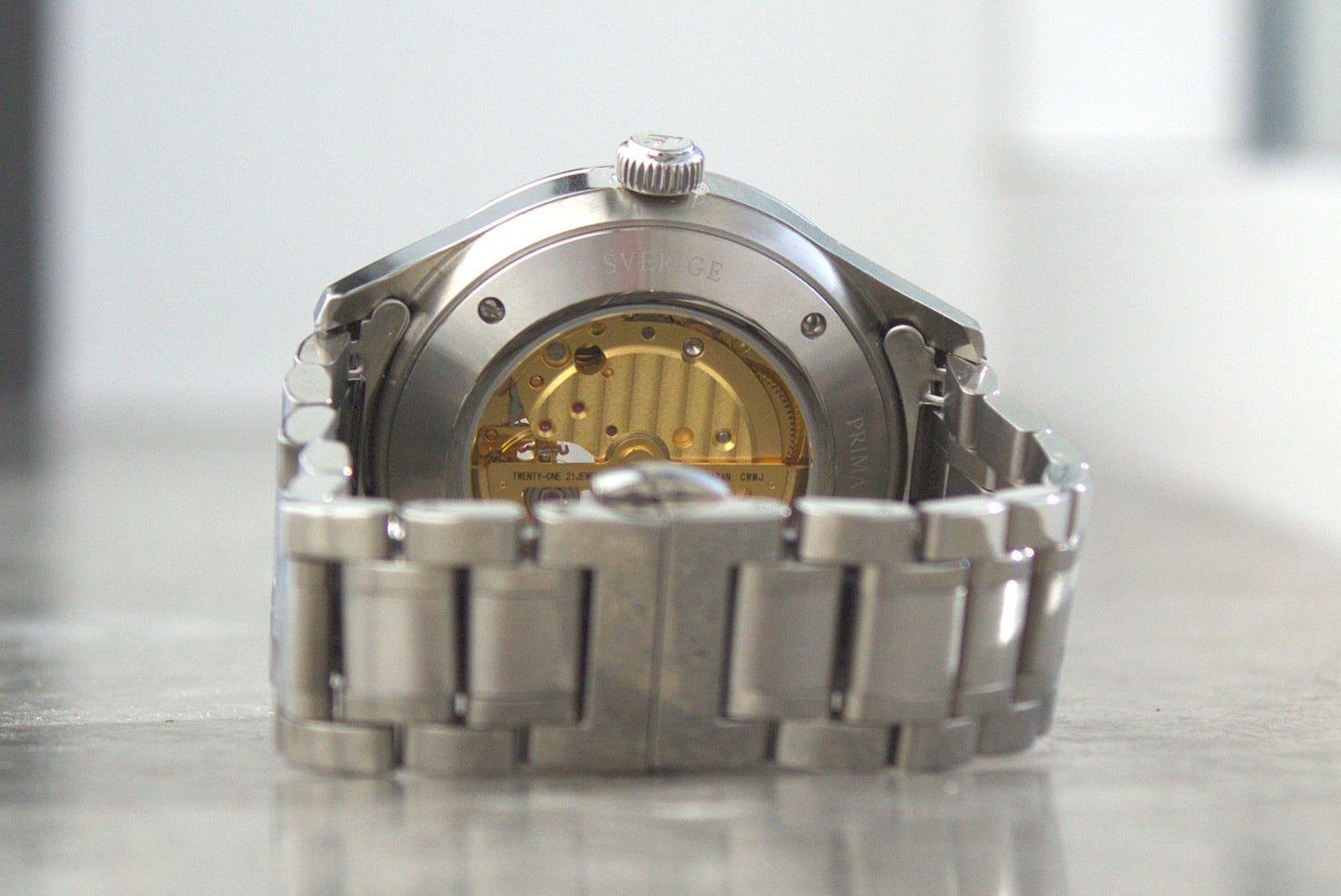 PRIMA - Blå Urtavla & Stålband